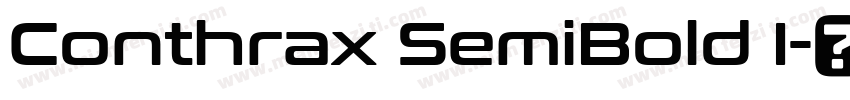 Conthrax SemiBold I字体转换